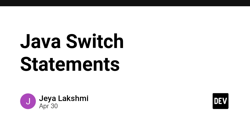 Java Switch Statements