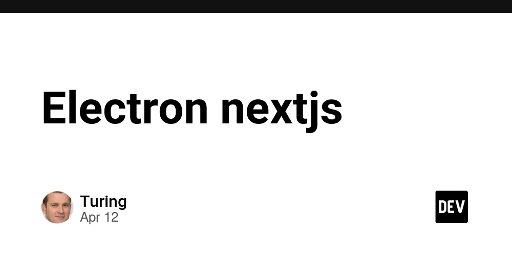 Electron nextjs