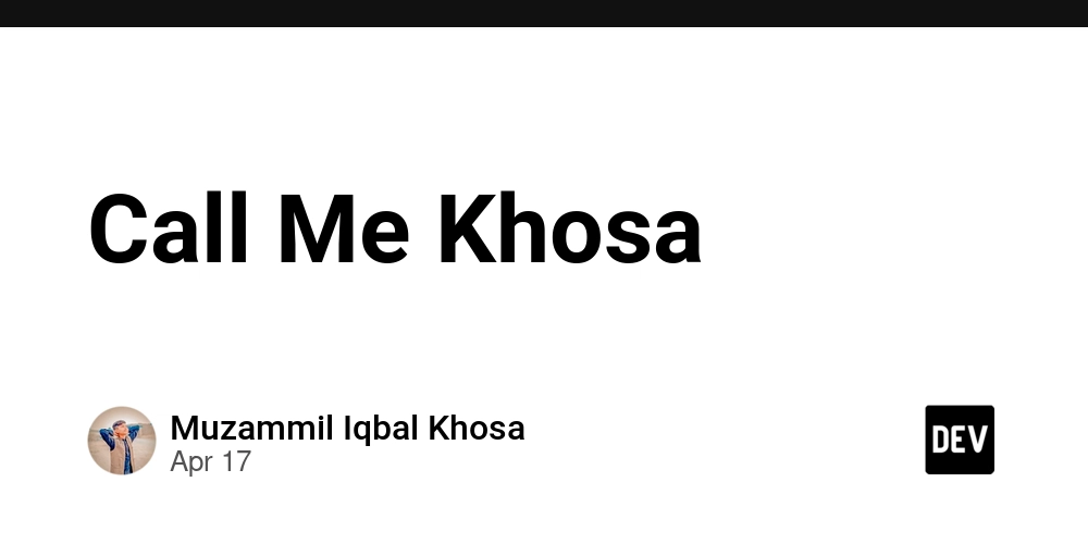 Call Me Khosa