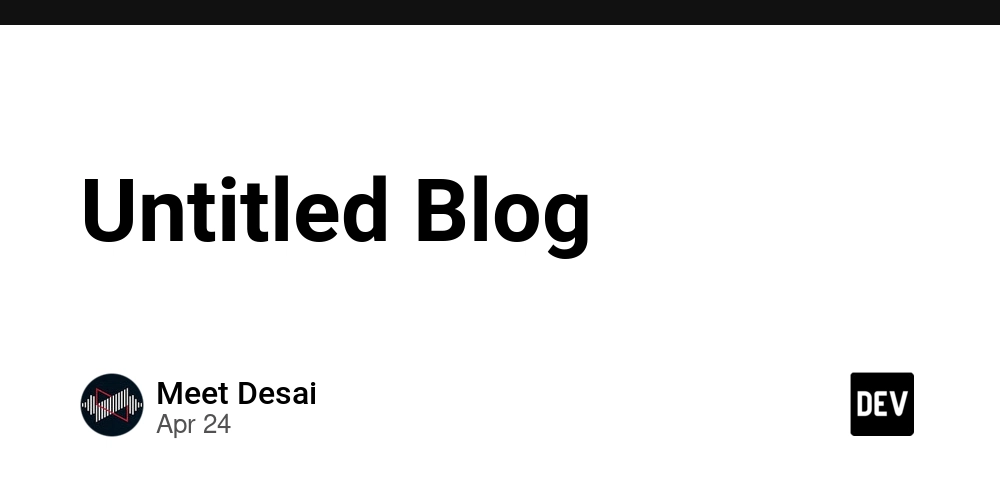 Untitled Blog