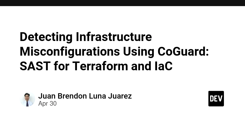Detecting Infrastructure Misconfigurations Using CoGuard: SAST for Terraform and IaC