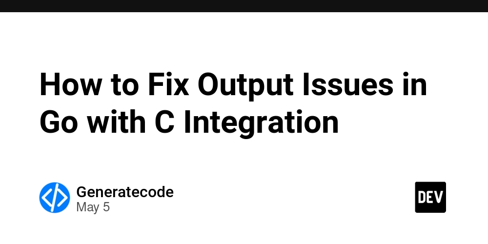 How to Fix Output Issues in Go with C Integration