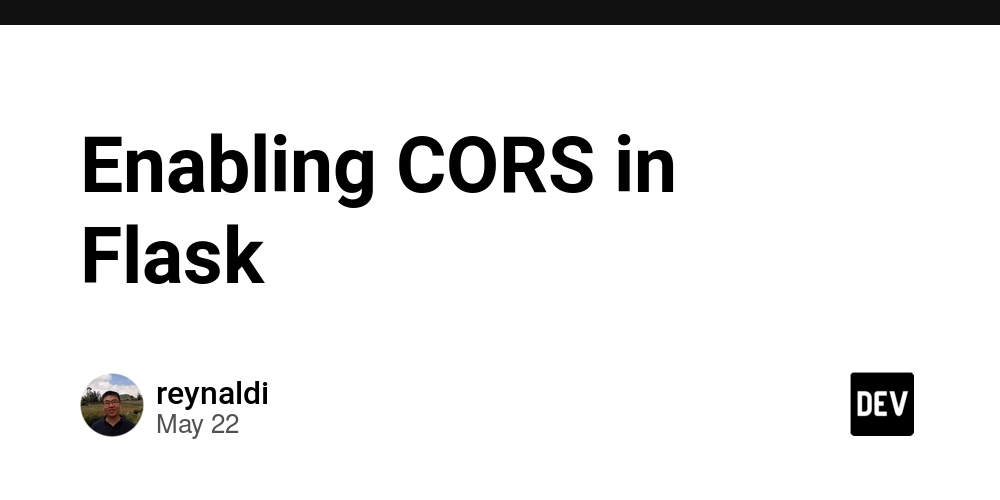 Enabling CORS in Flask