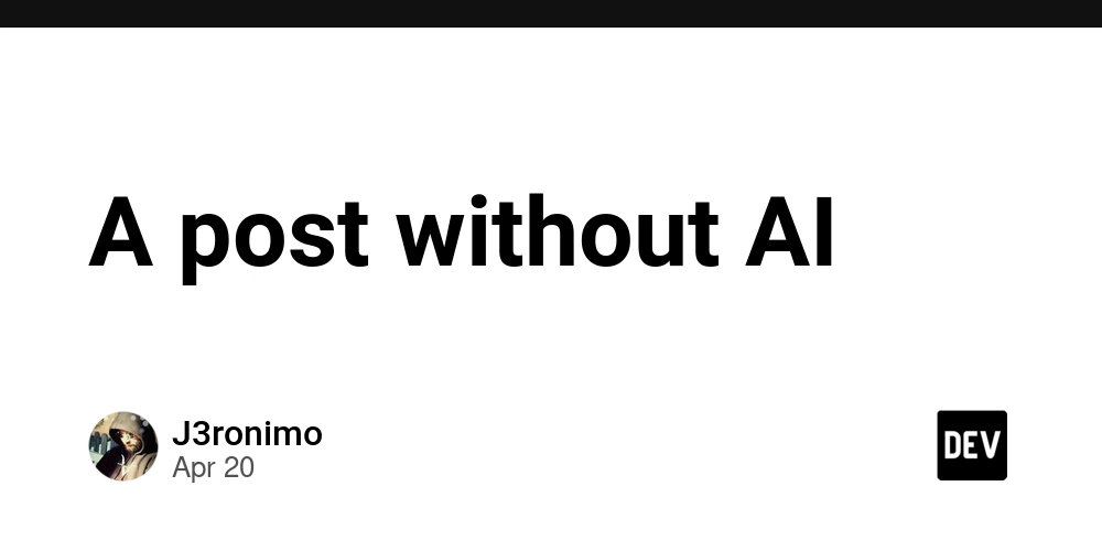 A post without AI