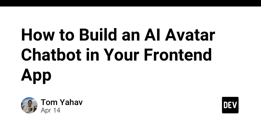 How to Build an AI Avatar Chatbot in Your Frontend App