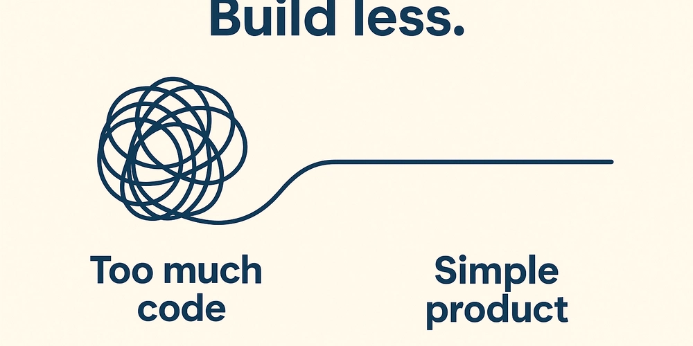 Why Less Code Might Just Save Your Startup?