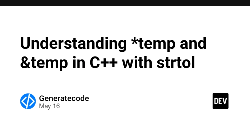 Understanding *temp and &temp in C++ with strtol