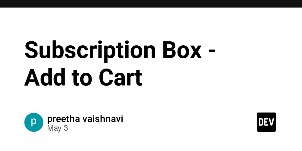 Subscription Box - Add to Cart