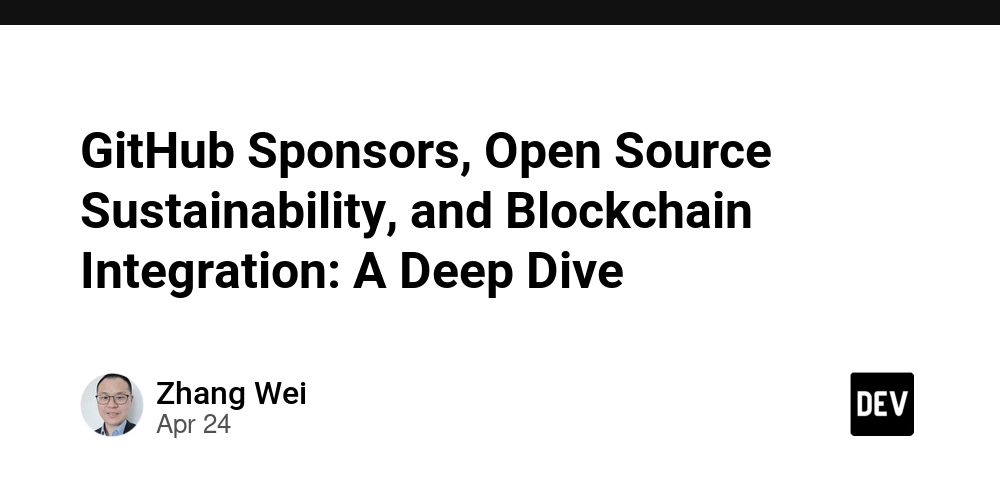 GitHub Sponsors, Open Source Sustainability, and Blockchain Integration: A Deep Dive