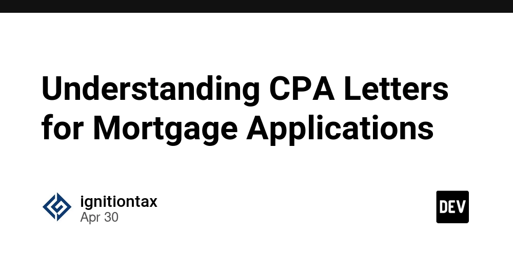 Understanding CPA Letters for Mortgage Applications