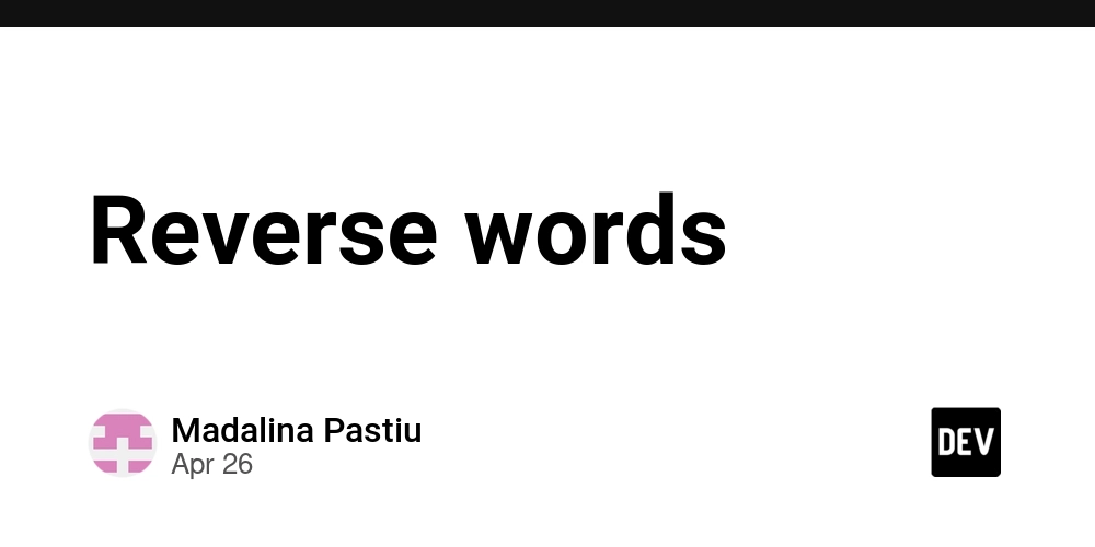 Reverse words