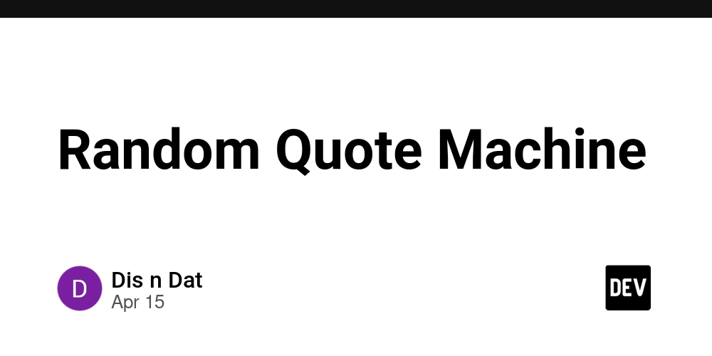 Random Quote Machine