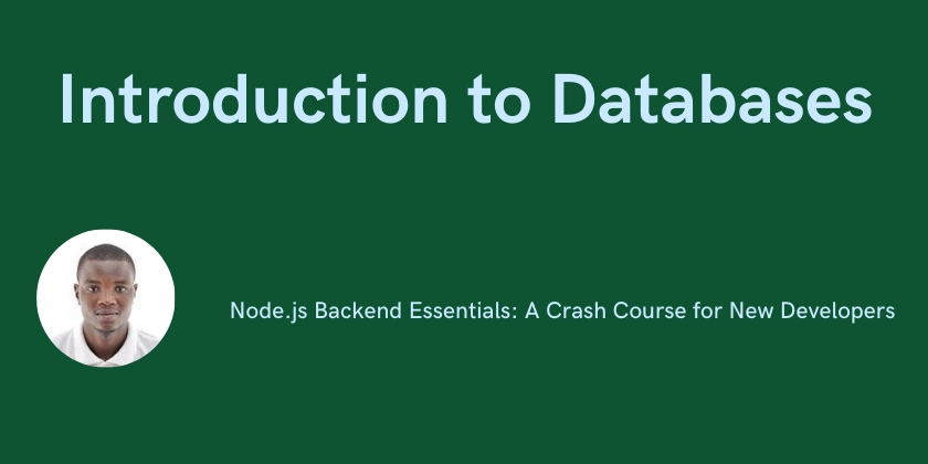 Introduction to Databases