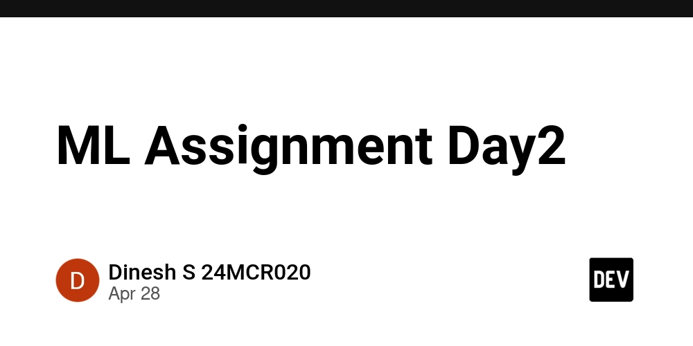 ML Assignment Day2