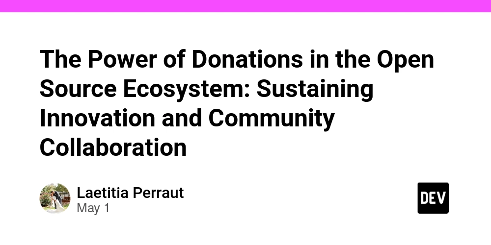 The Power of Donations in the Open Source Ecosystem: Sustaining Innovation and Community Collaboration
