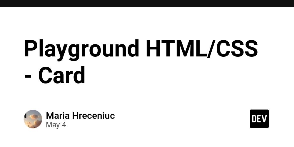 Playground HTML/CSS - Card