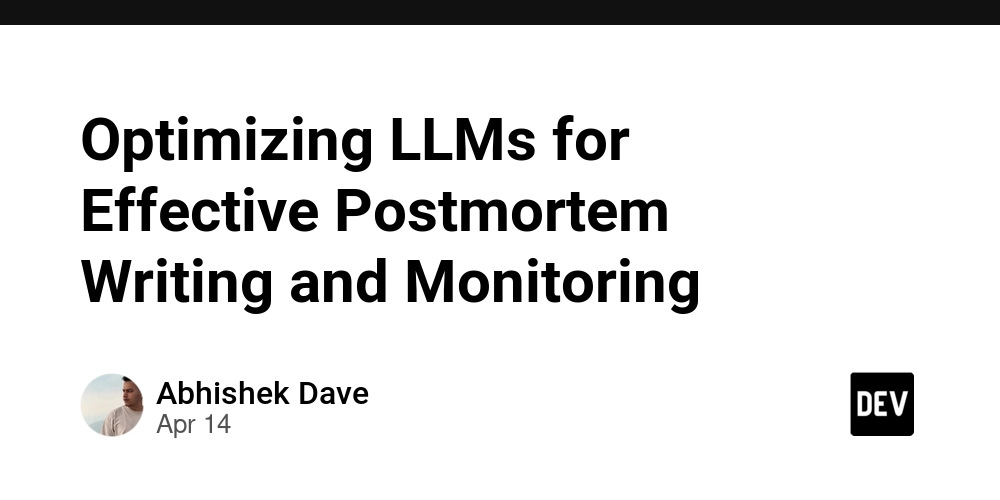Optimizing LLMs for Effective Postmortem Writing and Monitoring