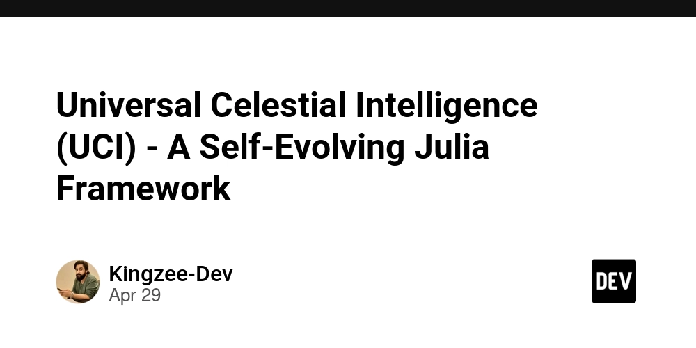 Universal Celestial Intelligence (UCI) - A Self-Evolving Julia Framework
