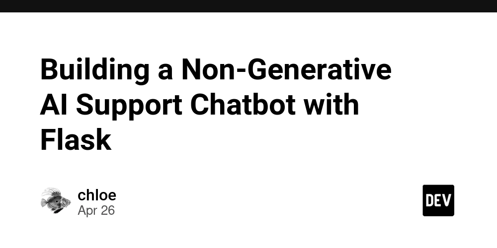Building a Non-Generative AI Support Chatbot with Flask
