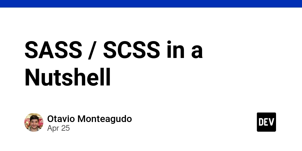 SASS / SCSS in a Nutshell