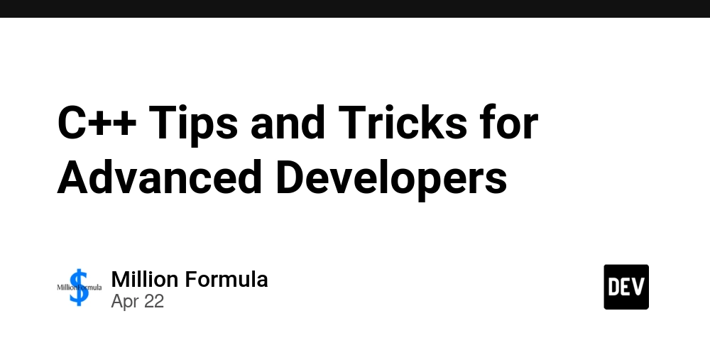 C++ Tips and Tricks for Advanced Developers