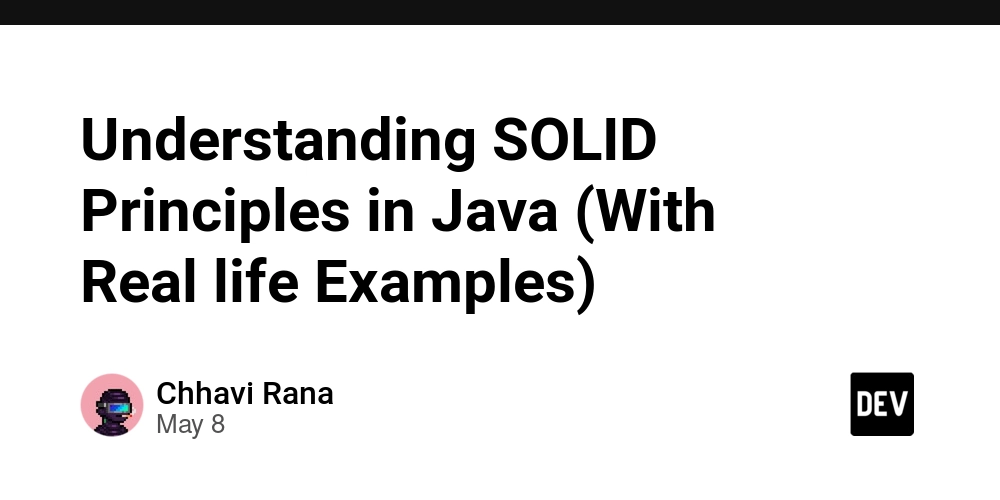 Understanding SOLID Principles in Java (With Real life Examples)