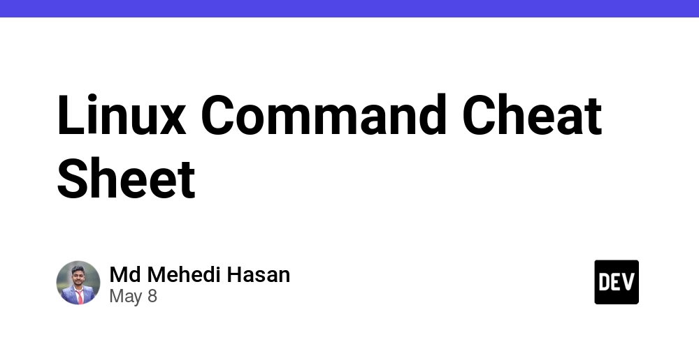 Linux Command Cheat Sheet