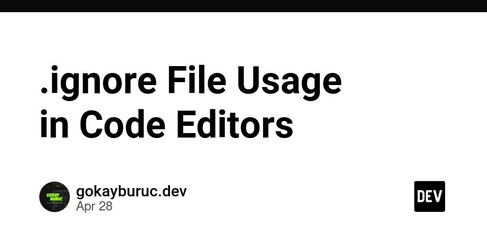 .ignore File Usage in Code Editors