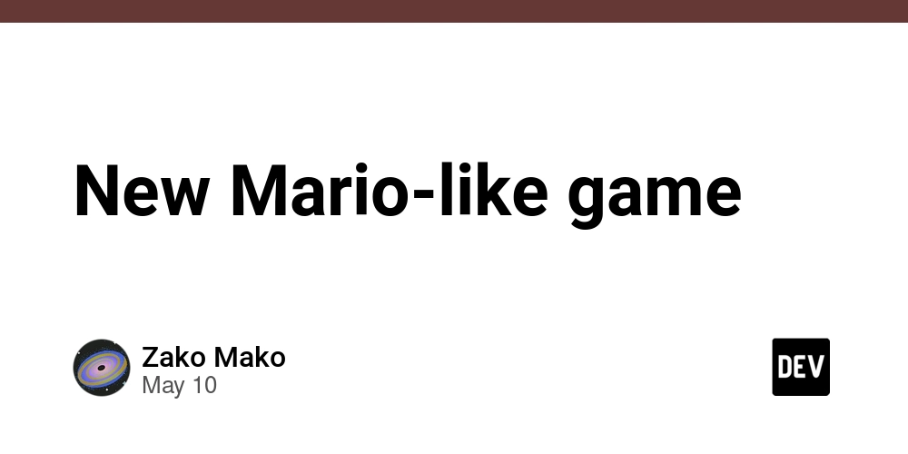 New Mario-like game