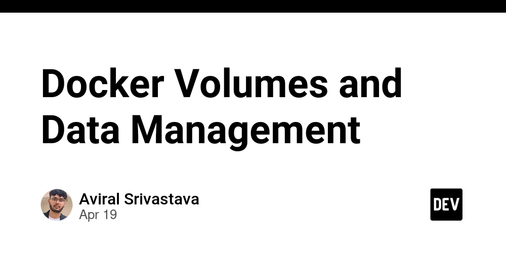 Docker Volumes and Data Management