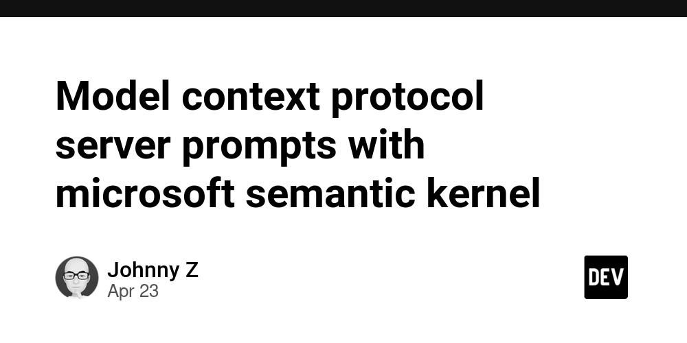 Model context protocol server prompts with microsoft semantic kernel