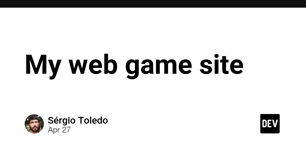 My web game site