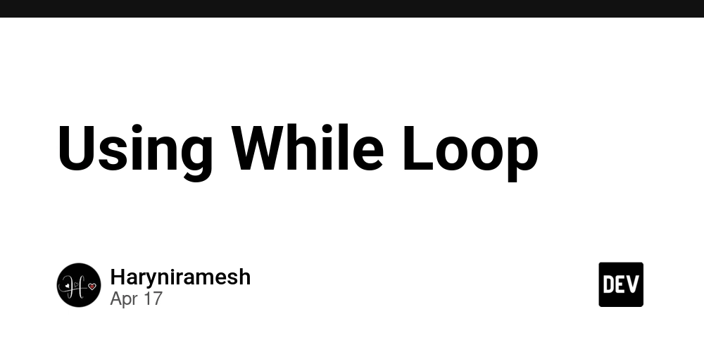 Using While Loop