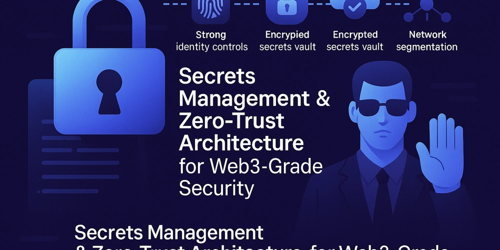 Secrets Management & Zero-Trust Architecture for Web3-Grade Security