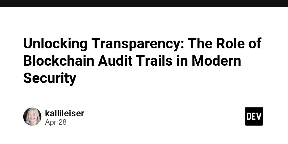 Unlocking Transparency: The Role of Blockchain Audit Trails in Modern Security