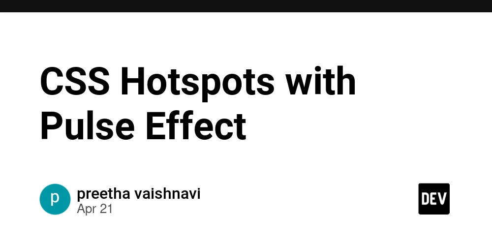 CSS Hotspots with Pulse Effect