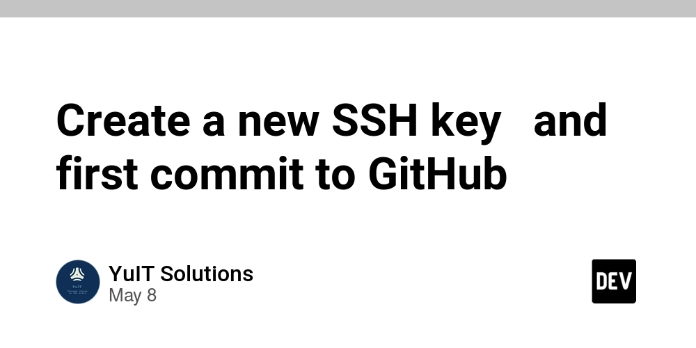 Create a new SSH key
