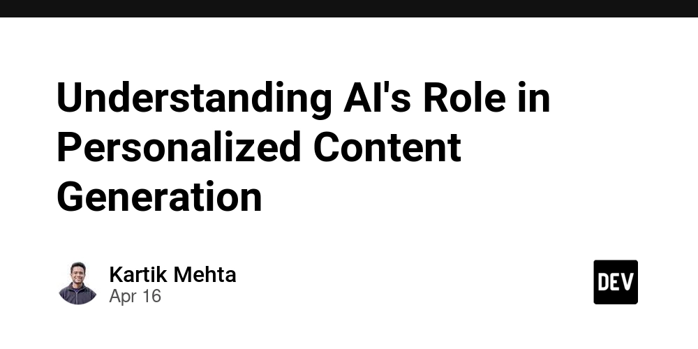 Understanding AI's Role in Personalized Content Generation