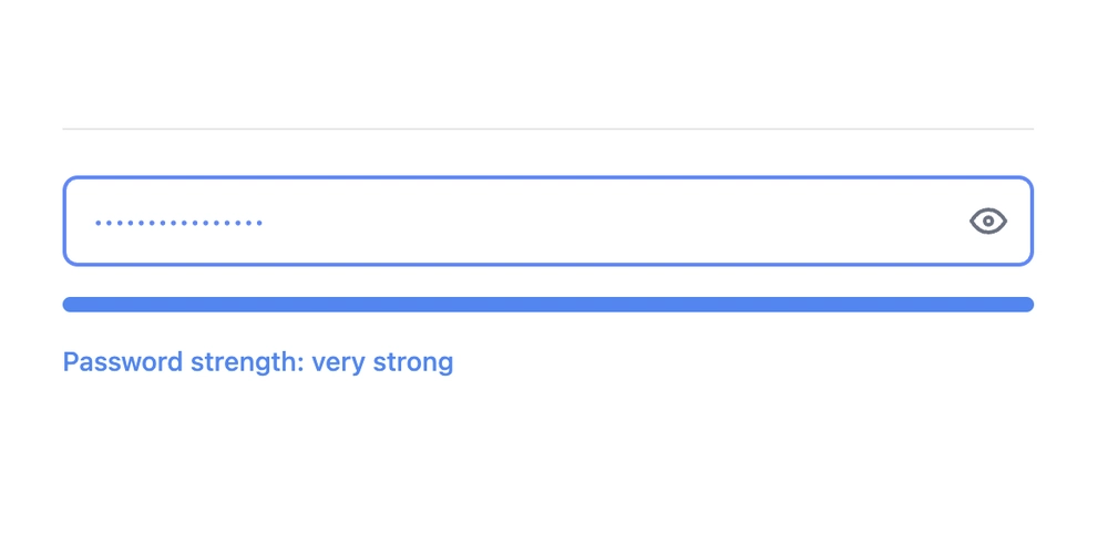 Create a password strength meter with Tailwind CSS and JavaScript