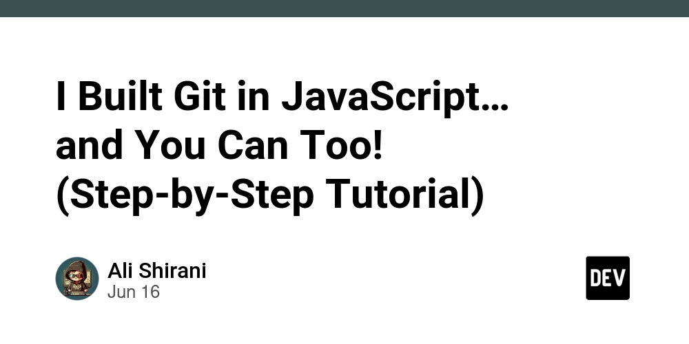 I Built Git in JavaScript… and You Can Too! (Step-by-Step Tutorial)