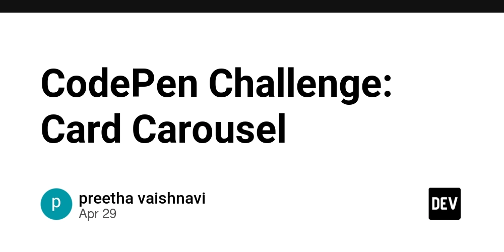CodePen Challenge: Card Carousel