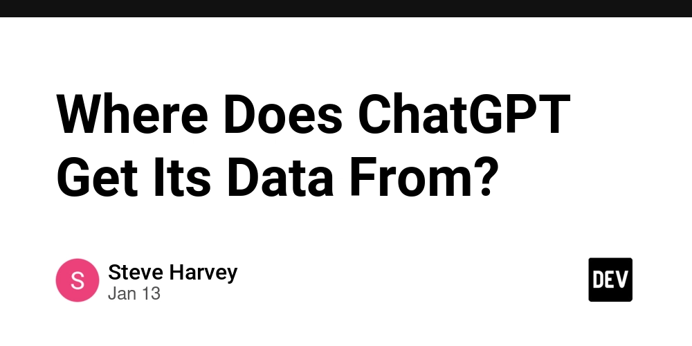 Where Does ChatGPT Get Its Data From?