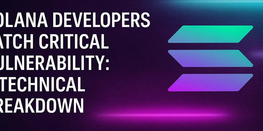 Solana Developers Patch Critical Vulnerability: A Technical Breakdown