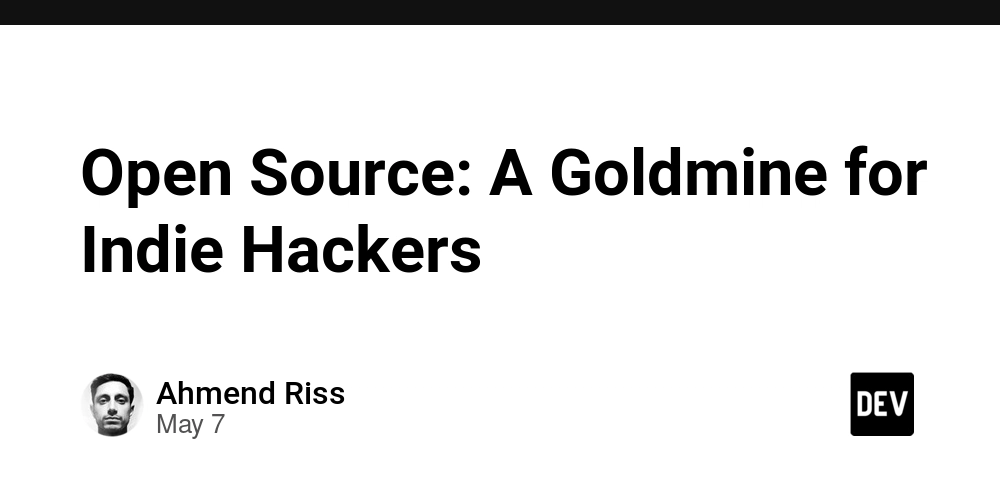 Open Source: A Goldmine for Indie Hackers
