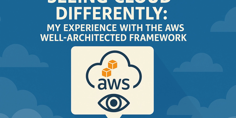 Seeing Cloud Differently: My Experience with the AWS Well-Architected Framework