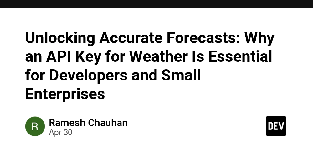 Unlocking Accurate Forecasts: Why an API Key for Weather Is Essential for Developers and Small Enterprises