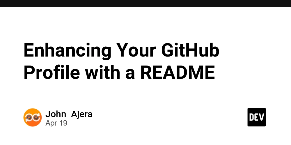 Enhancing Your GitHub Profile with a README