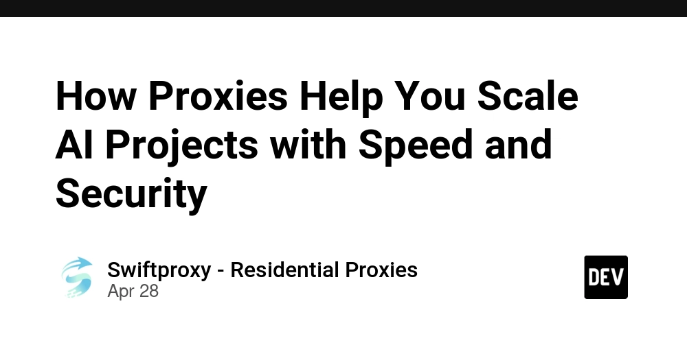 How Proxies Help You Scale AI Projects with Speed and Security