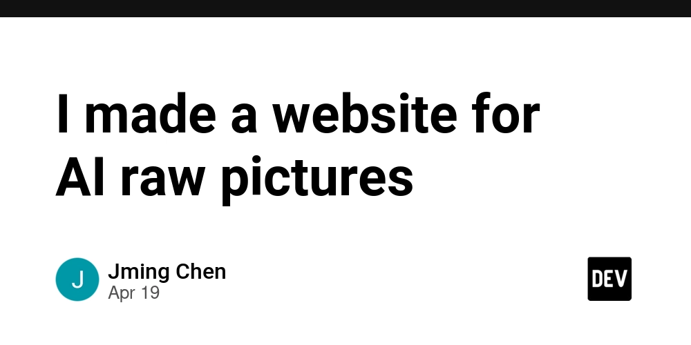 I made a website for AI raw pictures