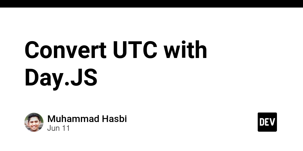 Convert UTC with Day.JS